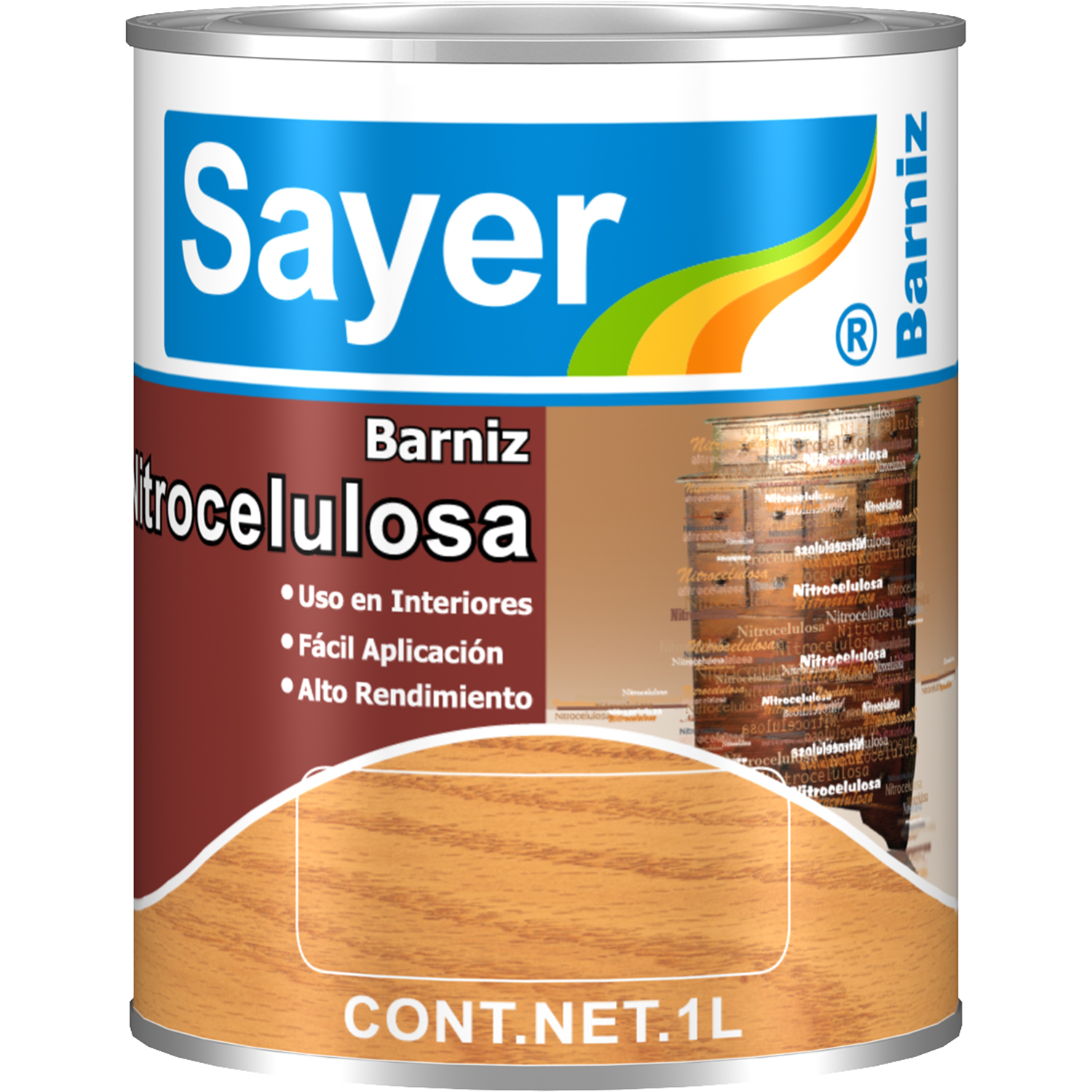 NL-0742.30 NITROLACA MATE SAYER 1 LT.